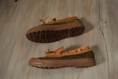 Polo Ralph Lauren Leather Loafer Boat Shoes - Women's Size 8